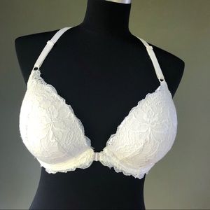 Victoria Secret - white lace racer back